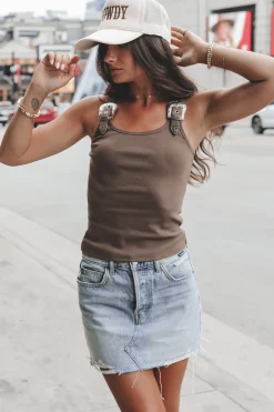 A Western Sense Of Style Buckle Tank