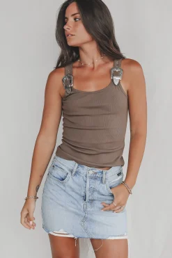 A Western Sense Of Style Buckle Tank