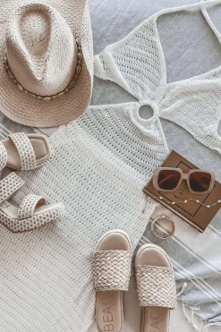 Beach Boho Midi Knit Cover Up Dress