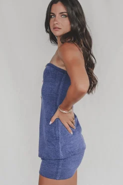 Better Than The Next Knit Cut Out Strapless Top