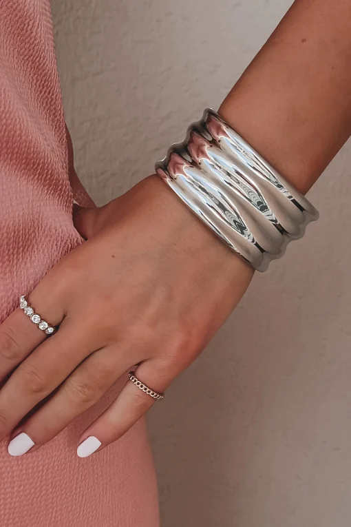 Bold And Beautiful Statement Cuff Bracelet