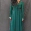 Cool Calm And Looking Good Hunter Green Maxi Dress
