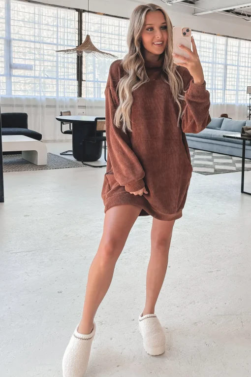 DEAL Sweet Sweet Ribbed Soft Sweater Dress