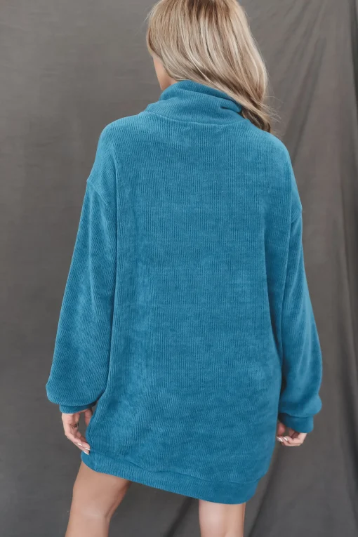 DEAL Sweet Sweet Ribbed Soft Sweater Dress