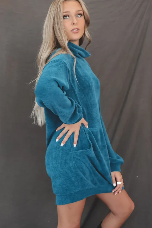 DEAL Sweet Sweet Ribbed Soft Sweater Dress