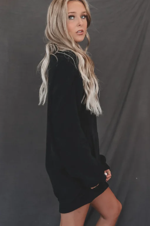 DEAL Sweet Sweet Ribbed Soft Sweater Dress