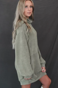 DEAL Sweet Sweet Ribbed Soft Sweater Dress