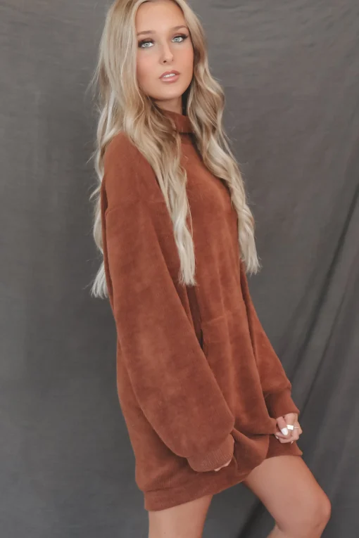 DEAL Sweet Sweet Ribbed Soft Sweater Dress