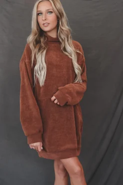DEAL Sweet Sweet Ribbed Soft Sweater Dress