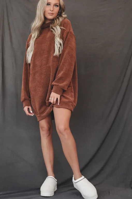 DEAL Sweet Sweet Ribbed Soft Sweater Dress