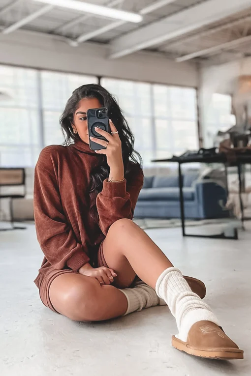DEAL Sweet Sweet Ribbed Soft Sweater Dress