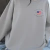 Gulf Of America Beach Sand Unisex Graphic Pullover Sweatshirt