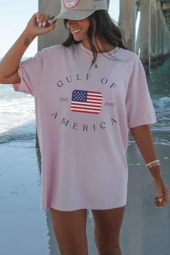 Gulf Of America Beach Unisex Graphic Comfort Colors Tee