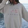 Gulf Of America Beach Unisex Graphic Pullover Sweatshirt