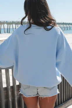 Gulf Of America Beach Unisex Graphic Pullover Sweatshirt