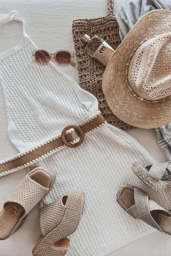 Hats Off Summer Halter Cover Up Dress