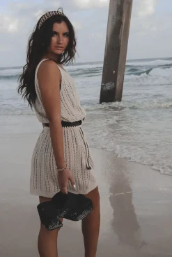 Keep Calm And Relax Cover Up Knit Dress