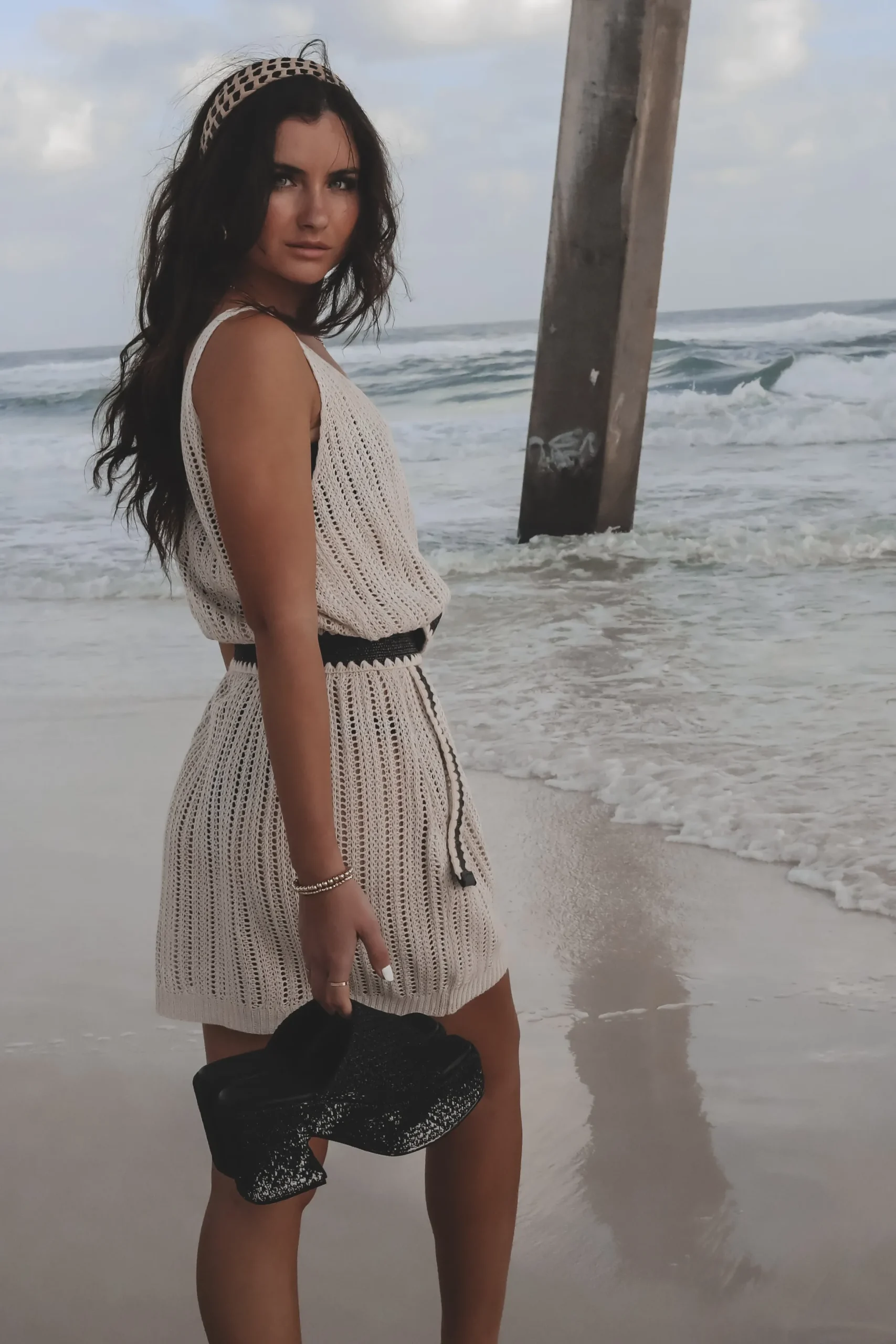 Keep Calm And Relax Cover Up Knit Dress