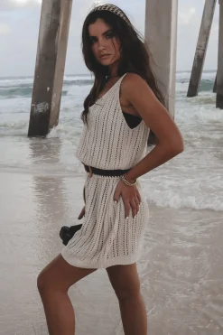 Keep Calm And Relax Cover Up Knit Dress