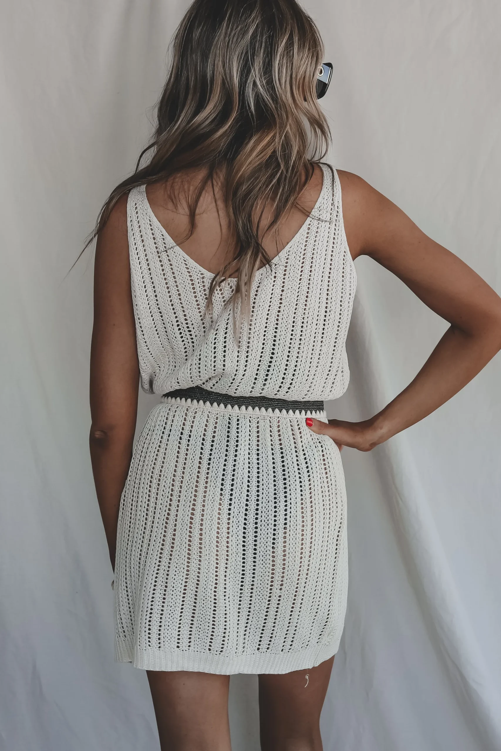 Keep Calm And Relax Cover Up Knit Dress