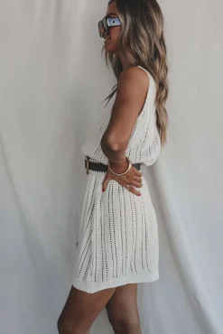 Keep Calm And Relax Cover Up Knit Dress