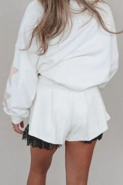 Leather And Lace Are My Fav Mini Shorts