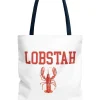 Lobstah Fisherman Aesthetic Tote Bag