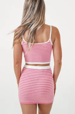 Needed By The Sea Striped Two Piece Set