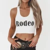 Rodeo Cropped Western Graphic Tank