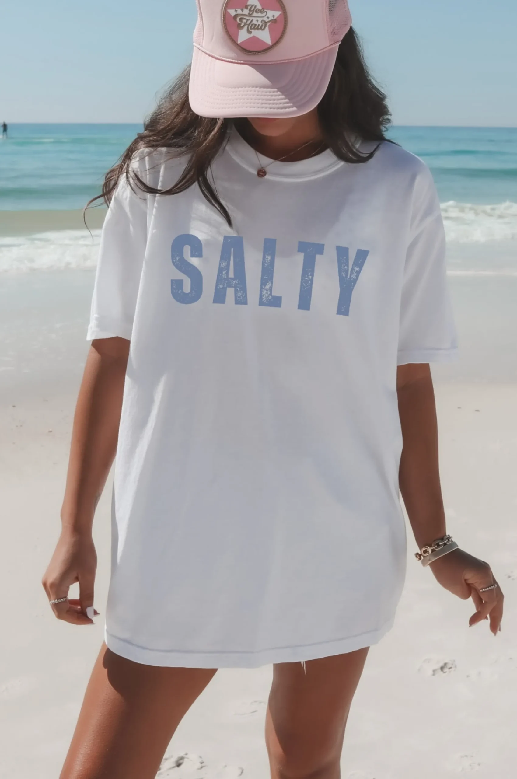 Salty Minimalist Graphic Comfort Color Unisex Tee