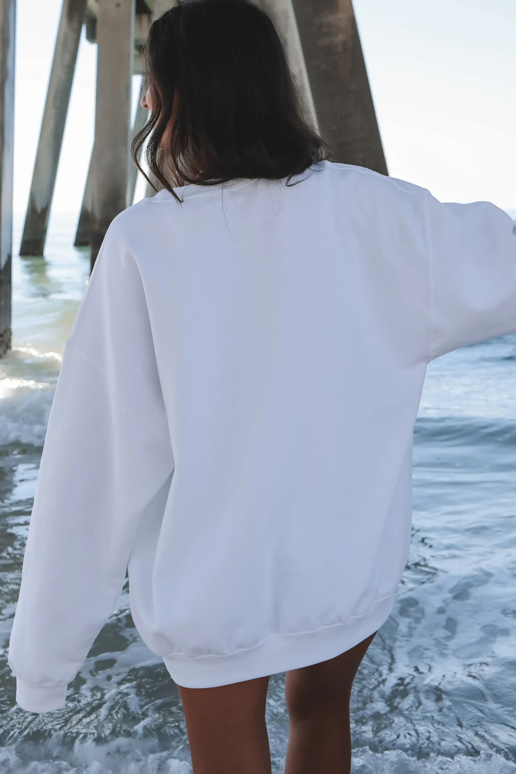 Salty Minimalist Graphic Unisex Pullover Sweatshirt