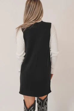 Saw It Had To Have It Sleeveless Sweater Dress