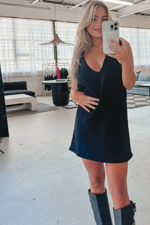 Saw It Had To Have It Sleeveless Sweater Dress