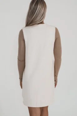 Saw It Had To Have It Sleeveless Sweater Dress