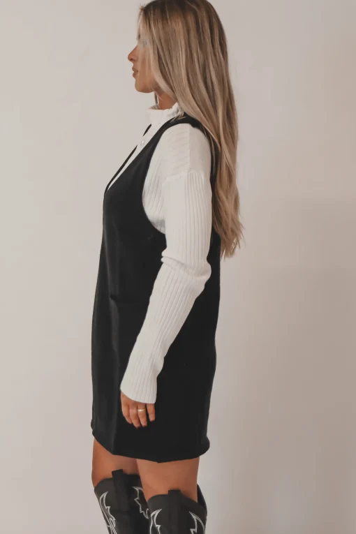 Saw It Had To Have It Sleeveless Sweater Dress