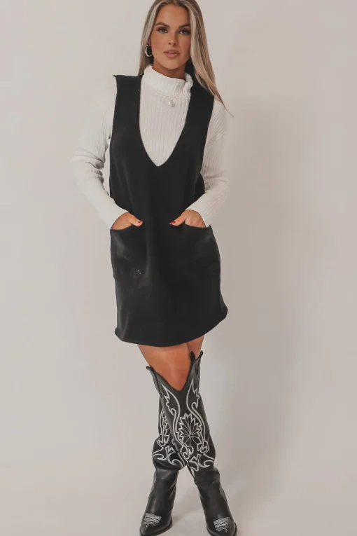 Saw It Had To Have It Sleeveless Sweater Dress