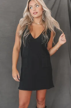 Saw It Had To Have It Sleeveless Sweater Dress
