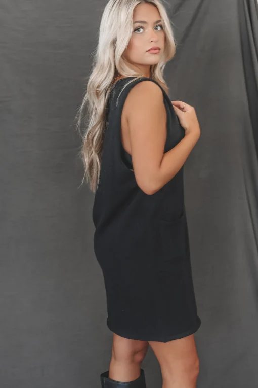Saw It Had To Have It Sleeveless Sweater Dress