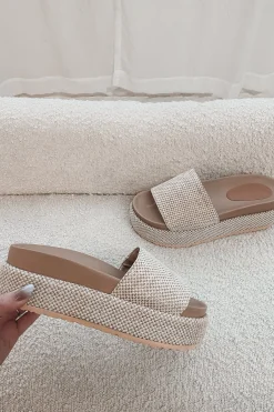 Woke Up By The Waves Woven Natural Slides