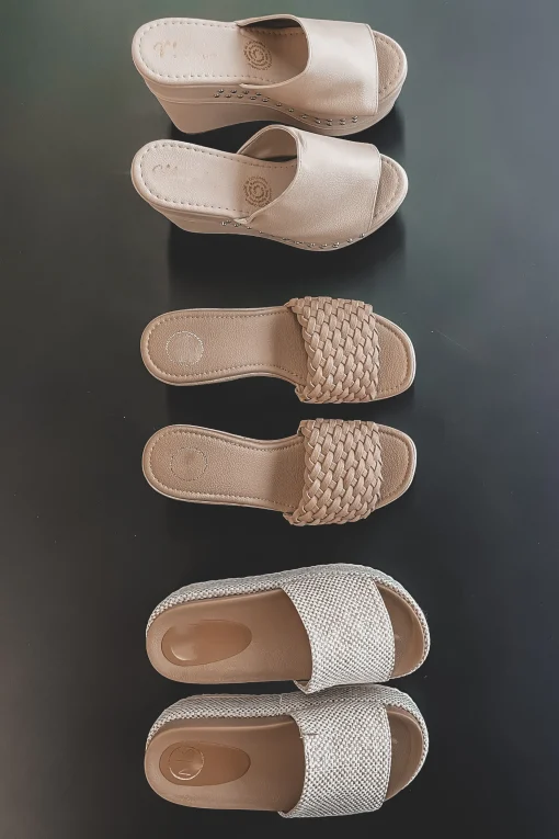 Woke Up By The Waves Woven Natural Slides