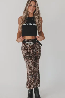 You Look Like You Love Me Concert Graphic High Neck Tank Top